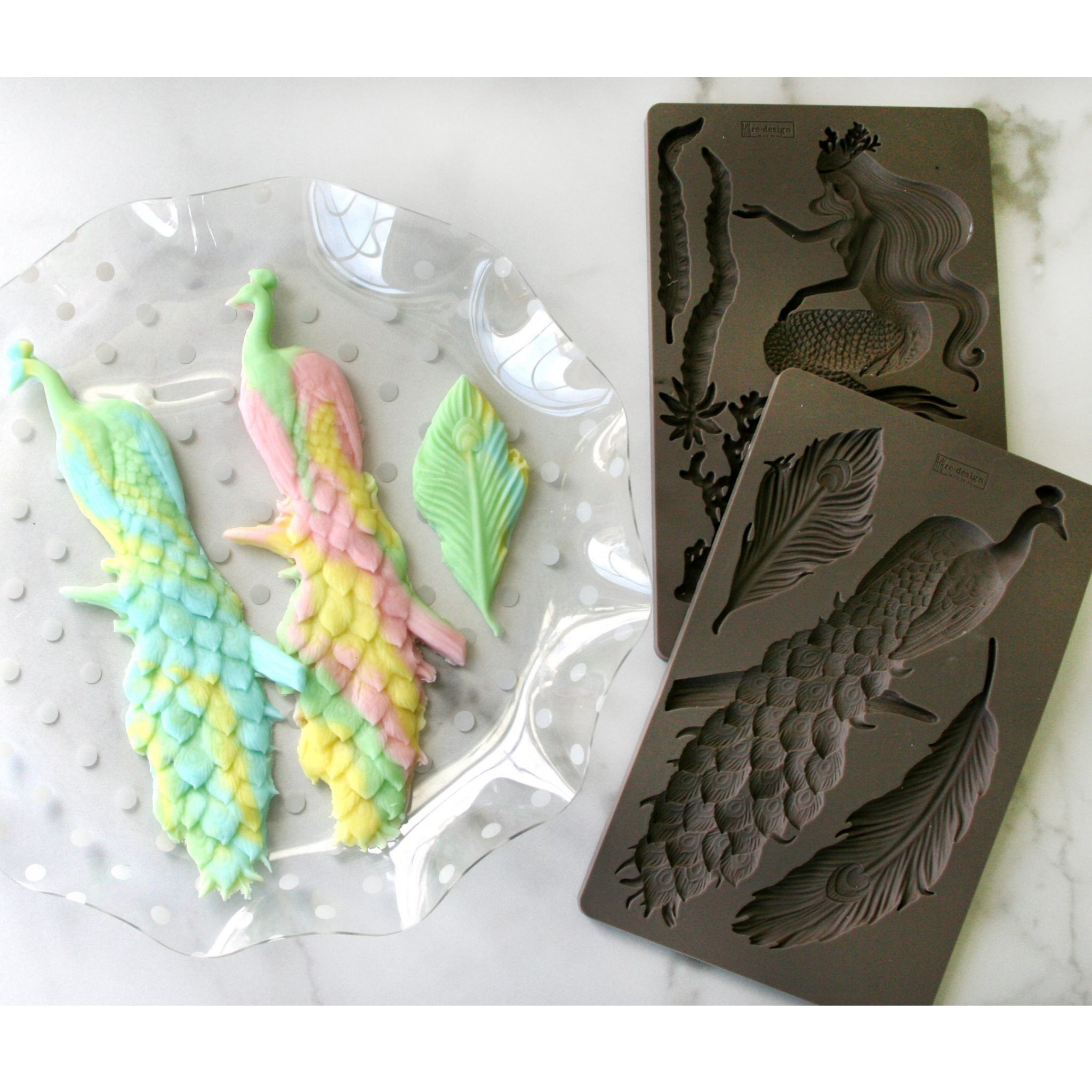 Peacock chocolate deals mold