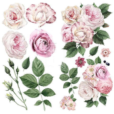 Delicate Roses - Small Furniture Transfer - ReDesign with Prima | Maika ...